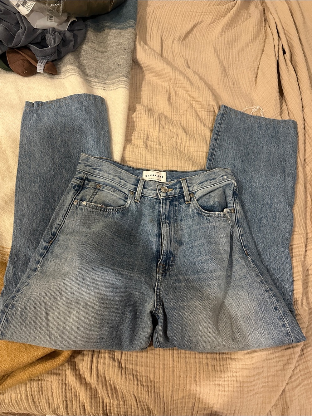 SLVRLAKE London crop jeans
